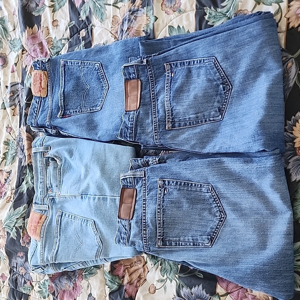 Jeans 33x32 Lot of 4,2 Levis2Tommy